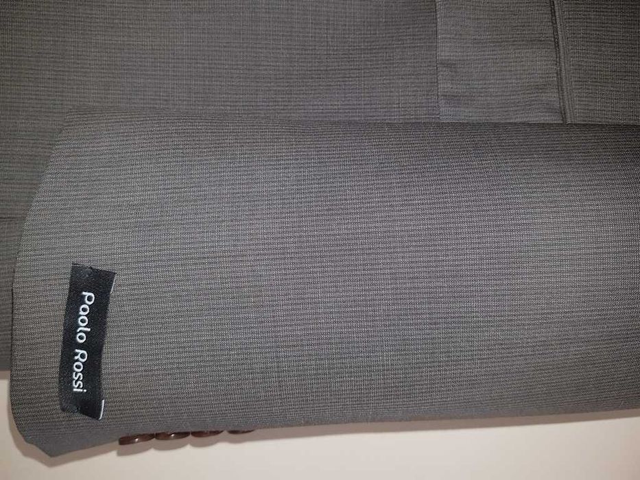 Costum barbatesc din lana ,Paolo Rossi, 58. Nou cu eticheta!