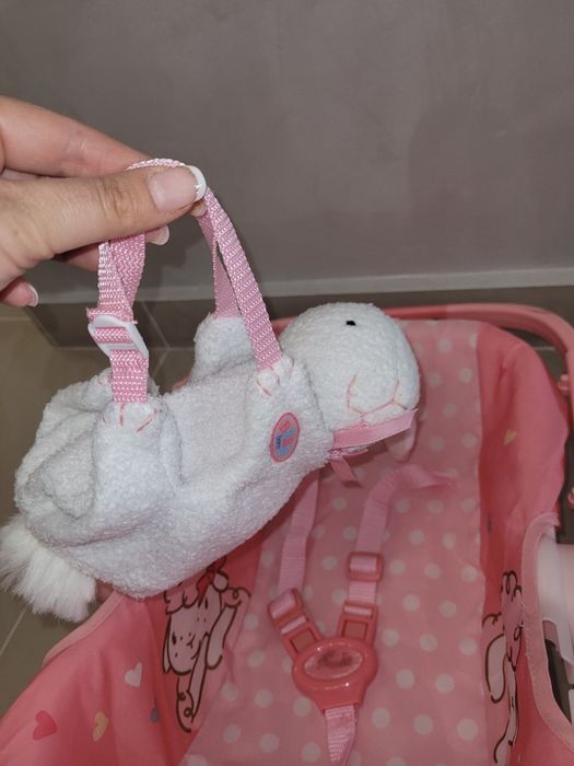 Baby born кошче + чанта зайче