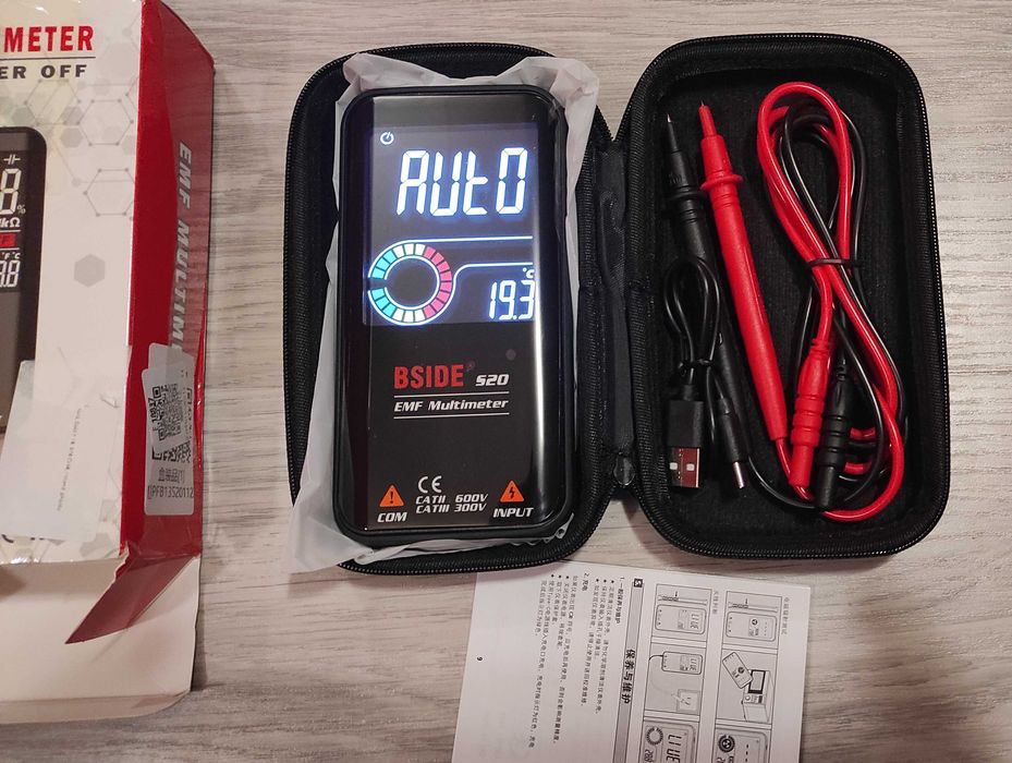 BSIDE S20 смарт Цифров интелигентен мултицет DC AC