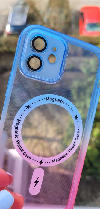 Husa magnetica cu incarcare wireless pt Iphone 12 , 12 Pro ,12 Pro Max