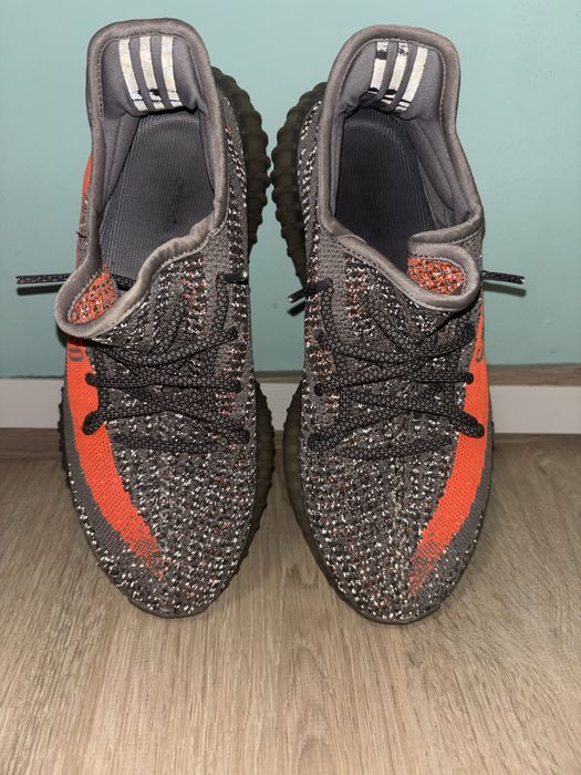 Yeeze350-orange and grey