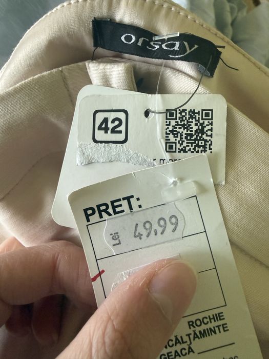 Pantaloni office bej NOI 42