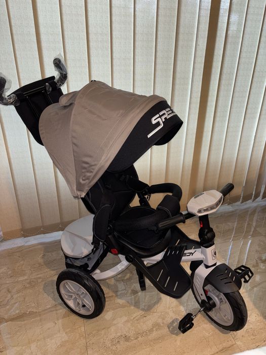 Lorelli Premium Триколка 360° Speedy Air ivory black