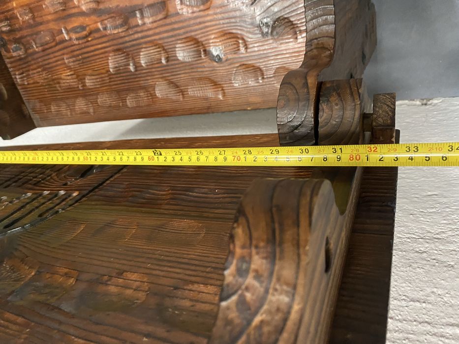 Испанска пейка Антре с подвижна облегалка за обувки