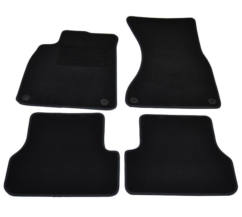 Covorase mocheta Audi A6 4 USI 4/2011-, A6 Avant 9/2011-, A7 10/2010- Negru, set de 4 bucati