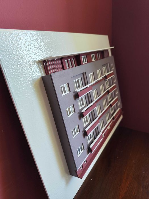 Макет на Соц блок , фасада 2