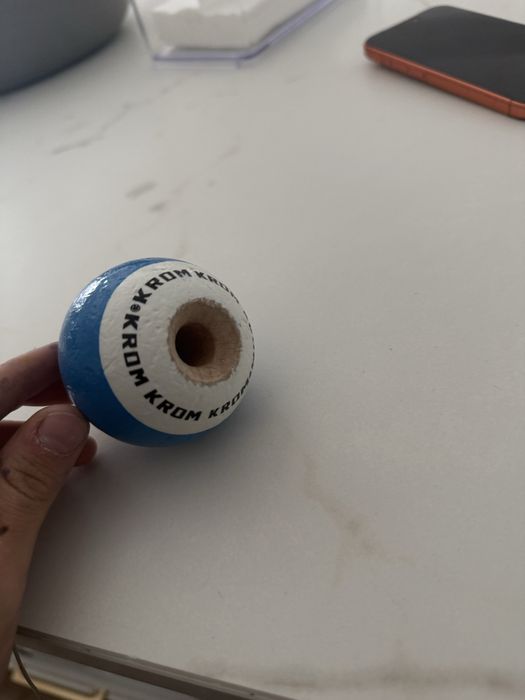 kendama krom pop albastra