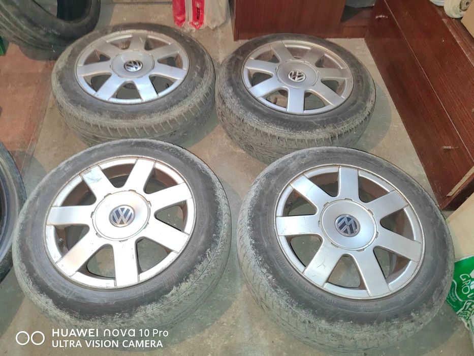 Оригинални алуминиеви джанти 5х112 15" от VW passat b5