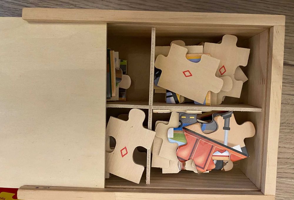 Puzzle Melissa and Doug utilaje Puzzle educativ copii