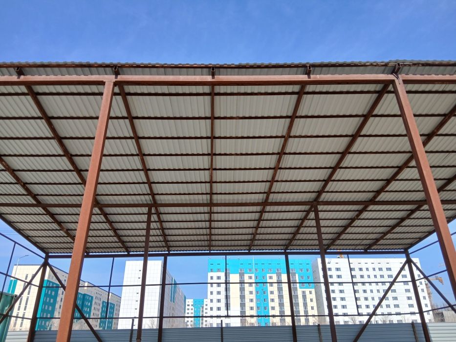 Навес металически.