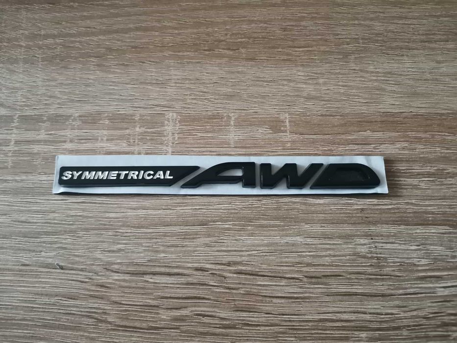 SUBARU Symmetrical AWD черен надпис