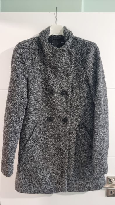 Zara палто М 50% вълна