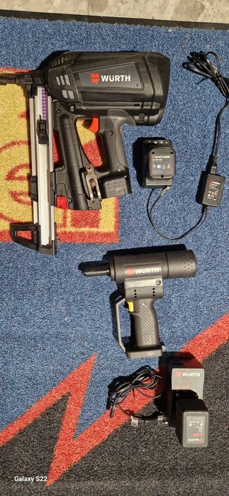 Wurth pistol de cuie ,popnituri pe acumulatori