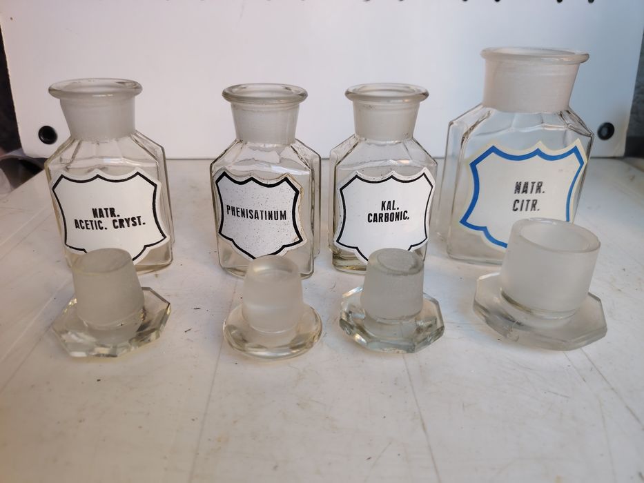 Sticle farmacie albe