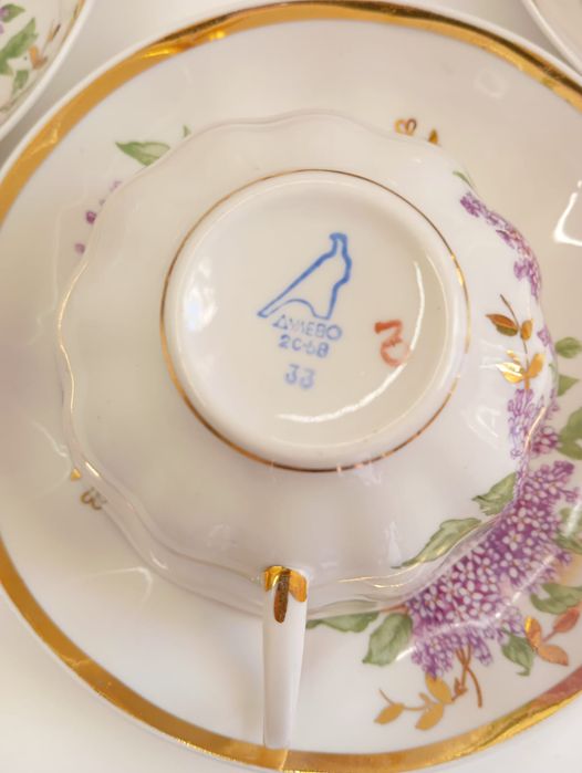 Руски порцелан. Сервиз .