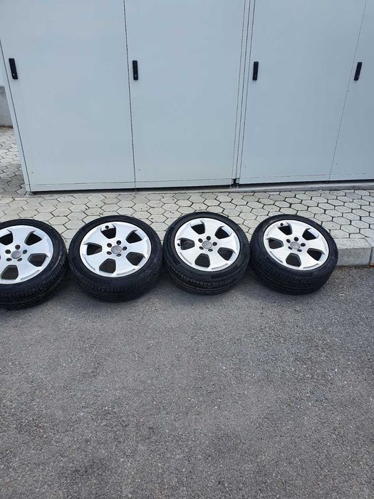 Лети джанти Audi VW 17 комплект с гуми Continental 225/45/17 VAG