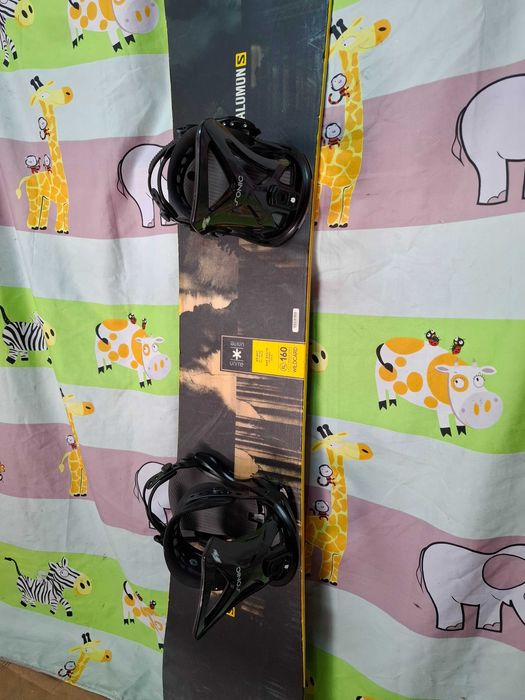 Placa snowboard 160 cm SALOMON WILD CARD wide cu legaturi noi incluse