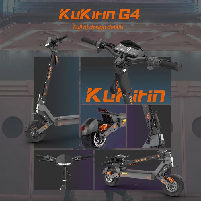 НАЛИЧНОСТ!!! Електрическа Тротинтка KuKirin G4 2026г 2000W 60V/20Ah