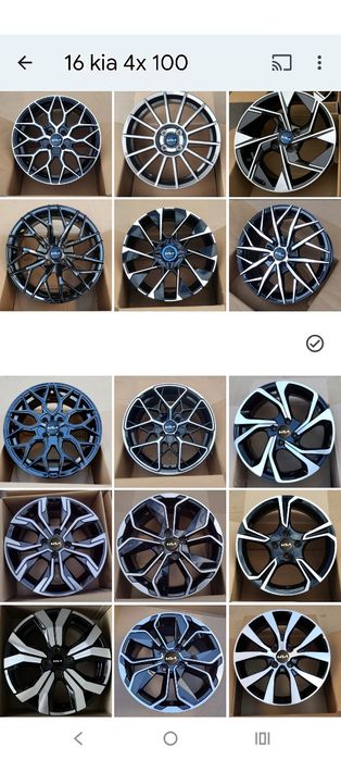 Jante 16 KIA Stonic RIO Picanto Shuma Sepia 4 x 100 R16