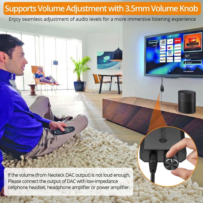 Cablu convertor digital analog intrare optica SPDIF iesire audio 3.5mm