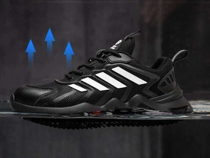 Мъжки защитни работни обувки с метално бомбе - модел 016