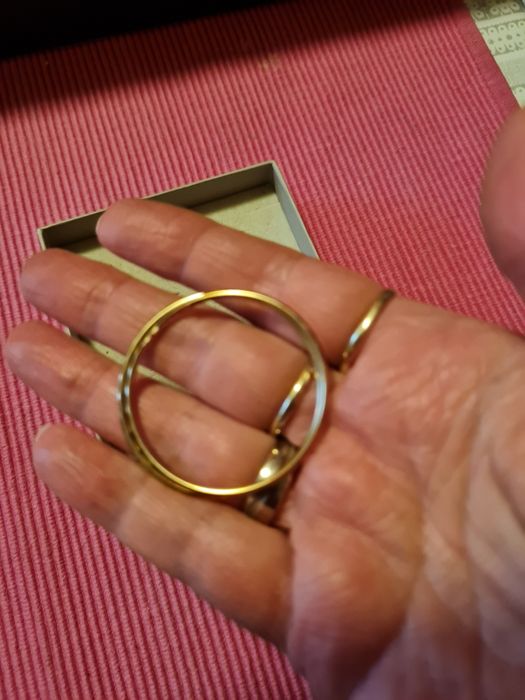 Cercei creole din aur 375/9k