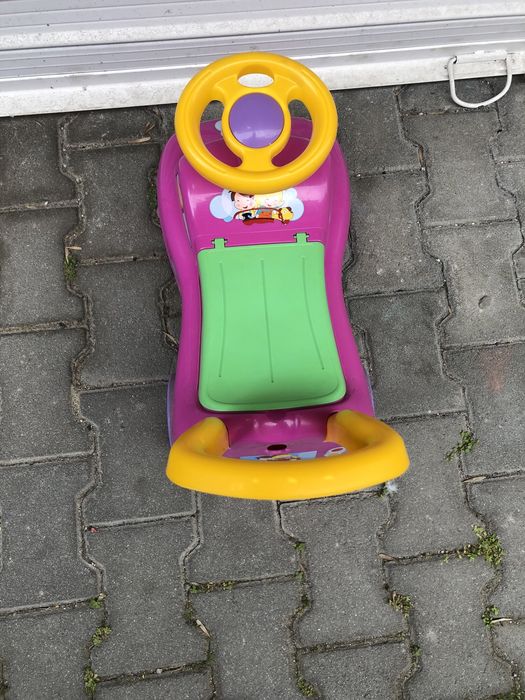 Количка за яздене и бутане Маймунка, Ride-On Monckey, 46x23x41 cm, Розова