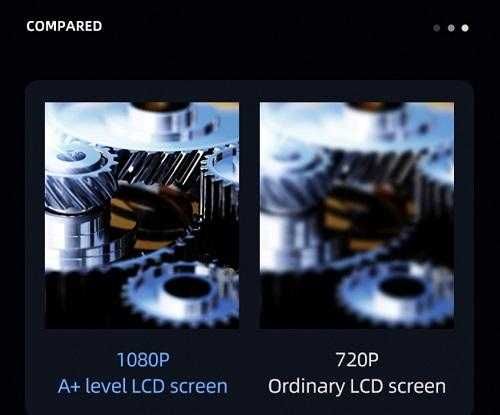 Ендоскоп, с двойна камера, 2MP, 4.3 инчов дисплей, FULL HD резолюция, 1920x1080, 6 светодиода, 1м кабел, 2600 mAh батерия