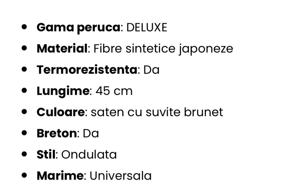 Peruca din gama deluxe (Essave)