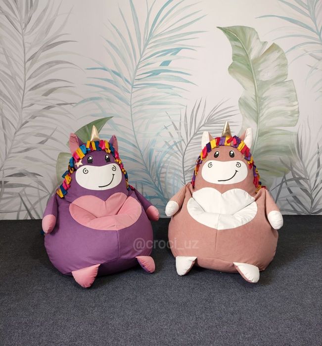 Детское бескаркасное кресло игрушка . Бин-бэг, бен-бег, кресло мешок.