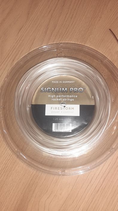 2 x 12 m racordaj Signum Pro Firestorm 1.25 mm racheta tenis
