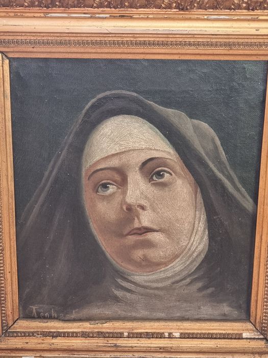 Tablou călugăriță 1904