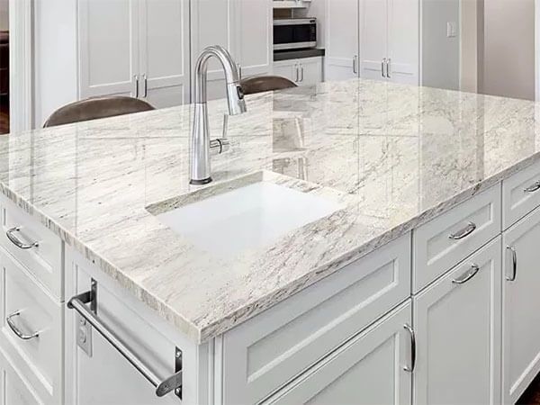 Столешница из натуральной камня мрамор и гранит