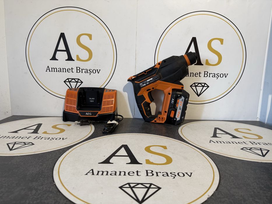 Ciocan Rotopercutor AEG BBH18C SDS Plus 5Ah 18V