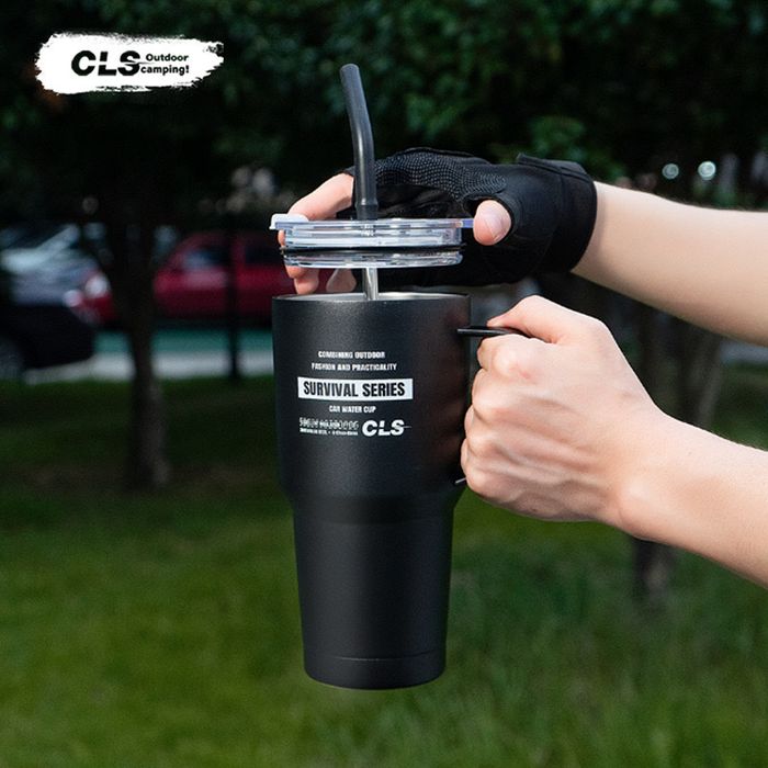 Кружка CLS Outdoor Car Camping Mug объемом 900 мл,