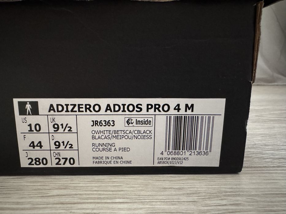 Adidas Adizero Adios Pro 4
