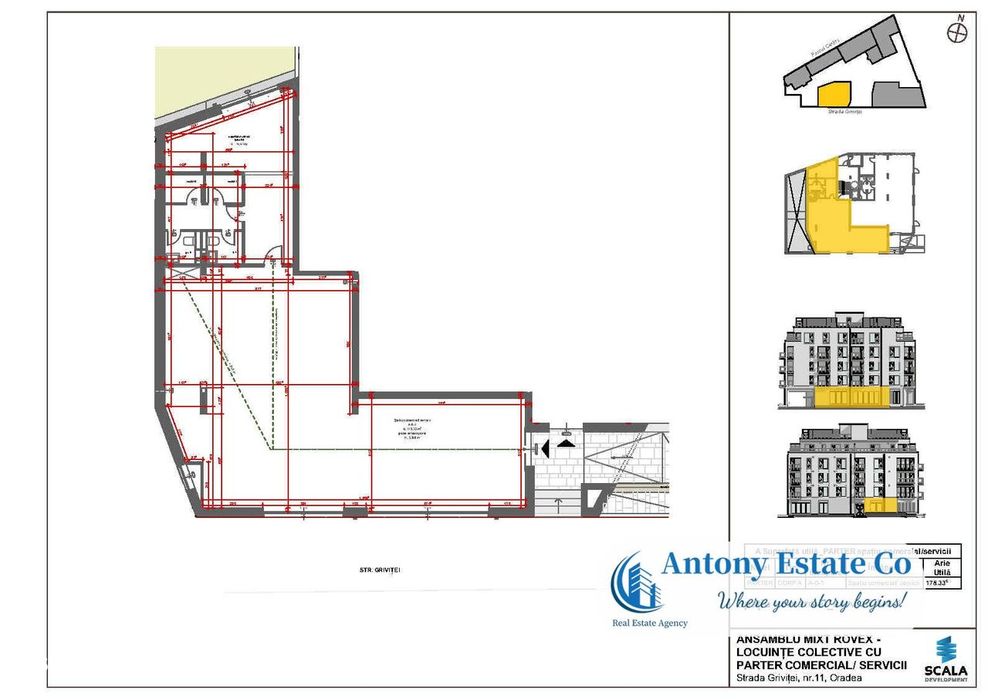 Antony Estate | Spatii comerciale in ansamblul Scala Cetate - Oradea