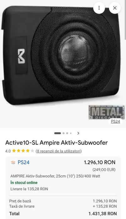 Subwoofer AMPIRE Slim