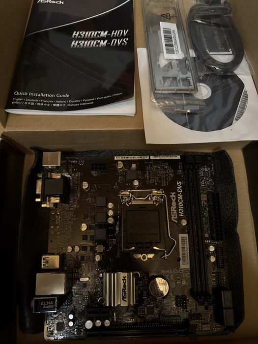 Placa de baza ASROCK H310M-HDV socket 1151,2xDDR4,4xSATA3,mATX