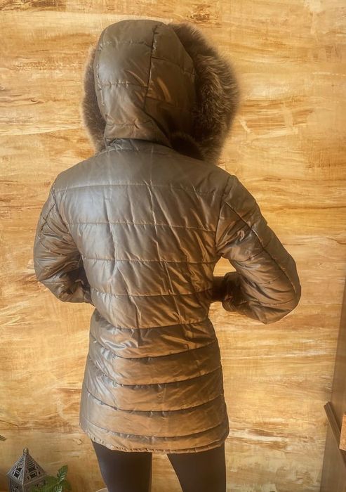 Парка с естествен косъм 3 в 1