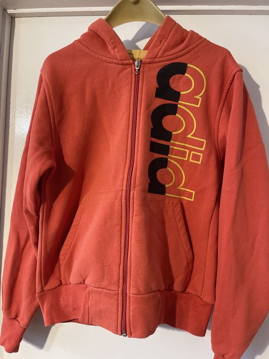 Адидас-поларен суичър с качулка