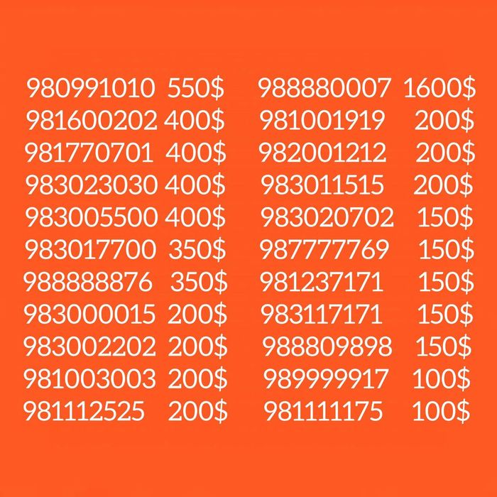 PERFECTUM  raqamlar sotiladi