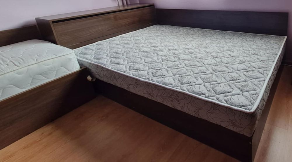 Продавам приста с ракла,  матрак и скрин