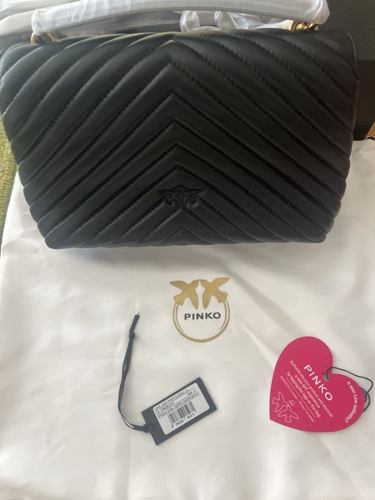Чанта Pinko от естесвена кожа