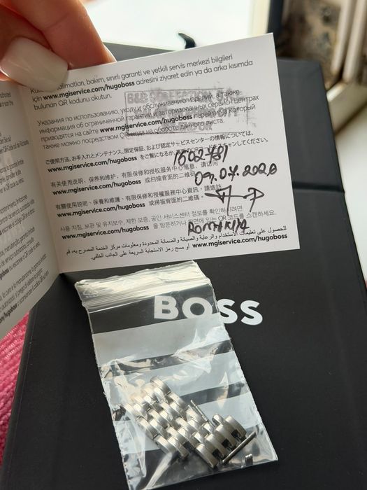 Ceas nou Hugo Boss cu pietre damă