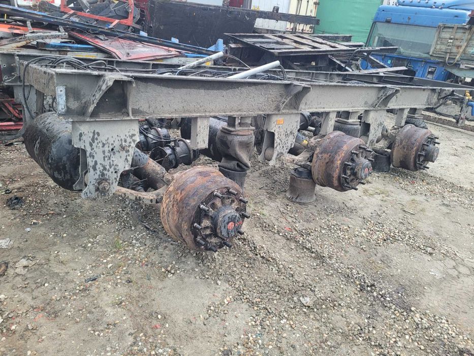 Sasiu complet semiremorca frigorifica schmitz cu axe saf pe tambur