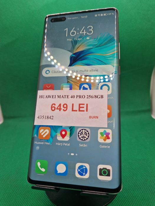 Huawei Mate 14 pro 256/8gb burn display•Amanet Lazar Crangasi•43518