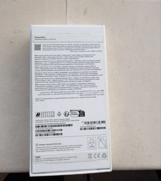 IPhone 16 pro 256