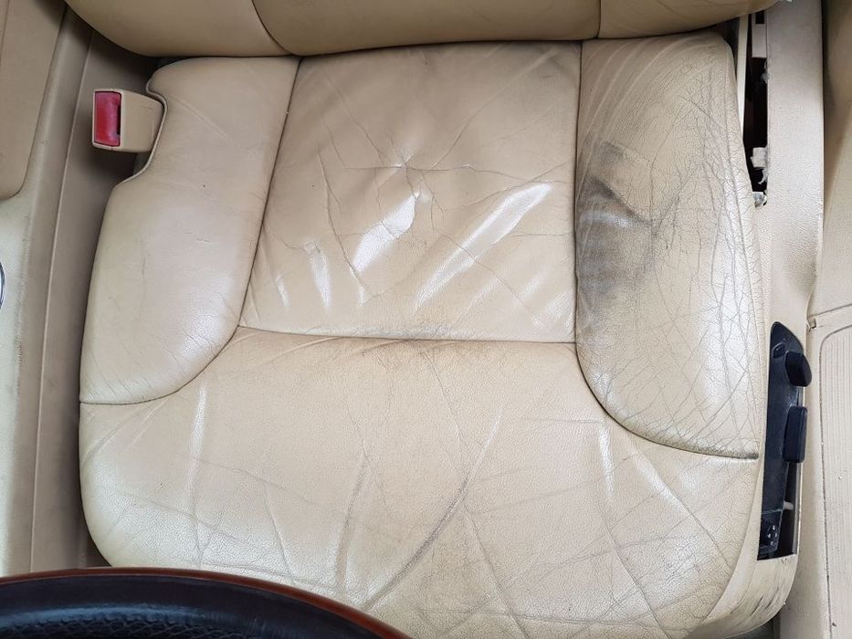 Set Scaun / Scaune si Banchete Piele Crem cu Incalzire Fata / Spate VW Phaeton 2002 - 2010