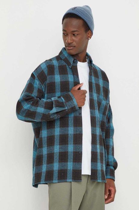 Won Hundred, Cămașă din bumbac Maza, Albastru, S